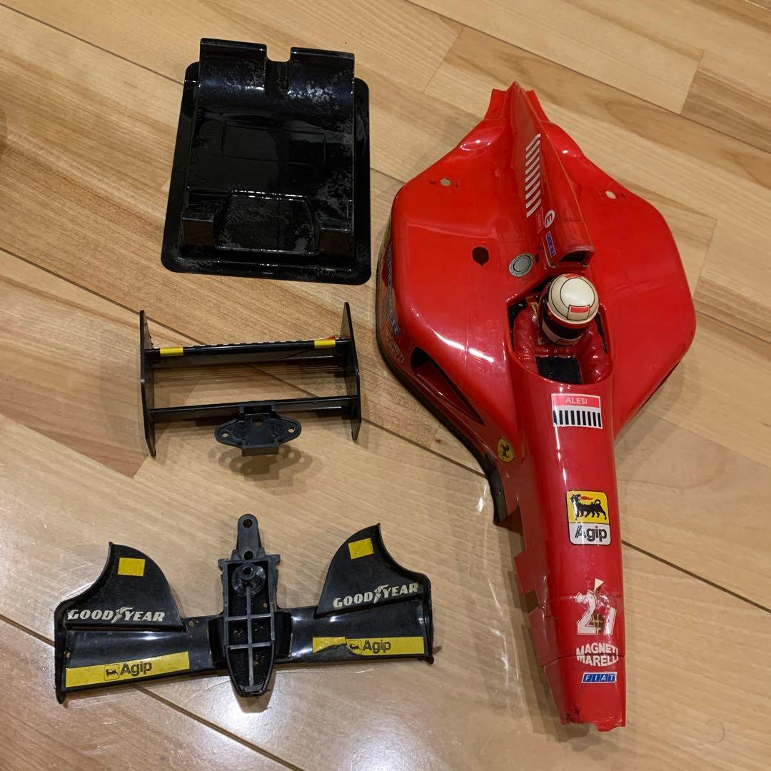 ホビー　タミヤ　F1 ラジコンカー　フェラーリ　ボディー　シャーシ　ジャンク