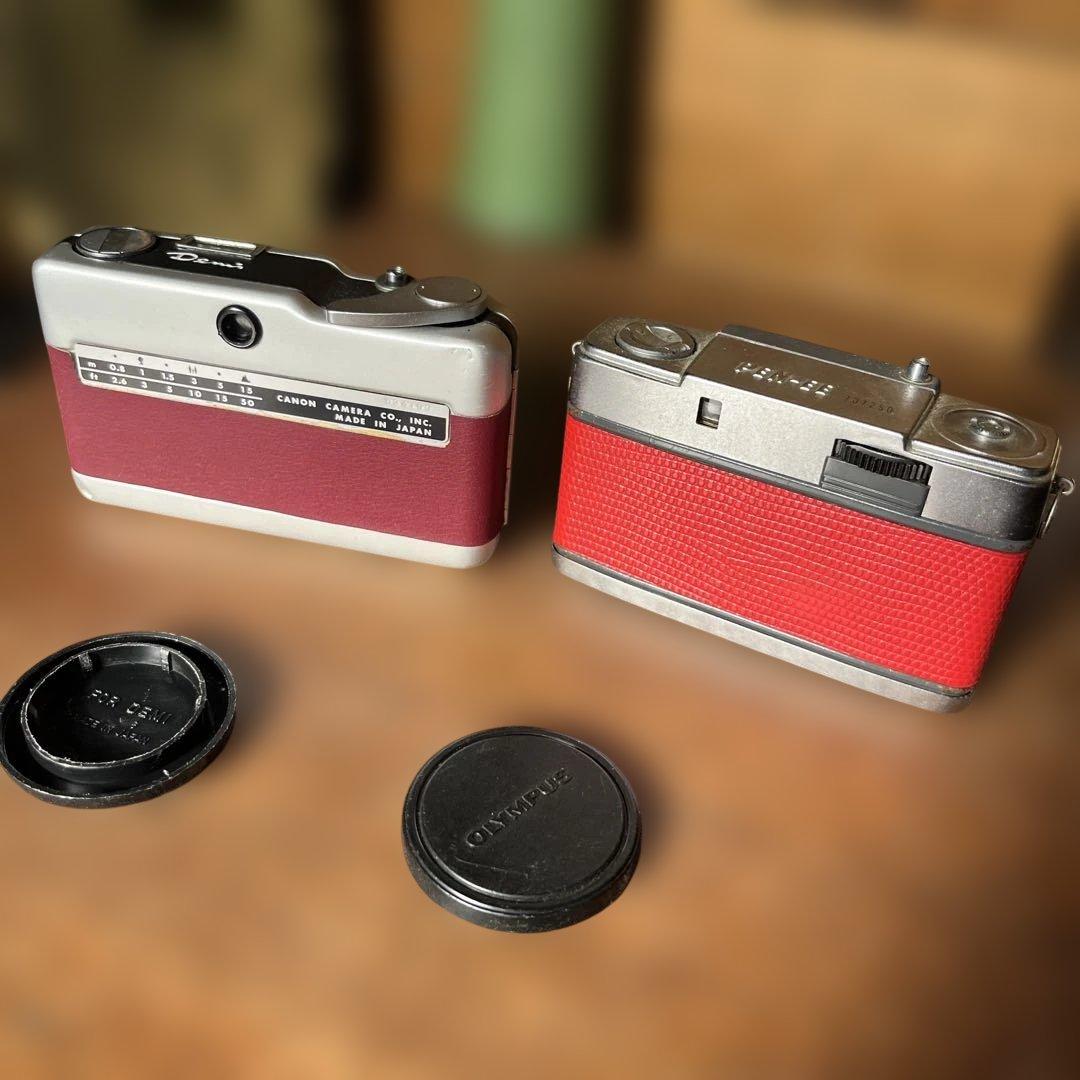 ヴィンテージ　キャノンデミ　オリンパスペンセット