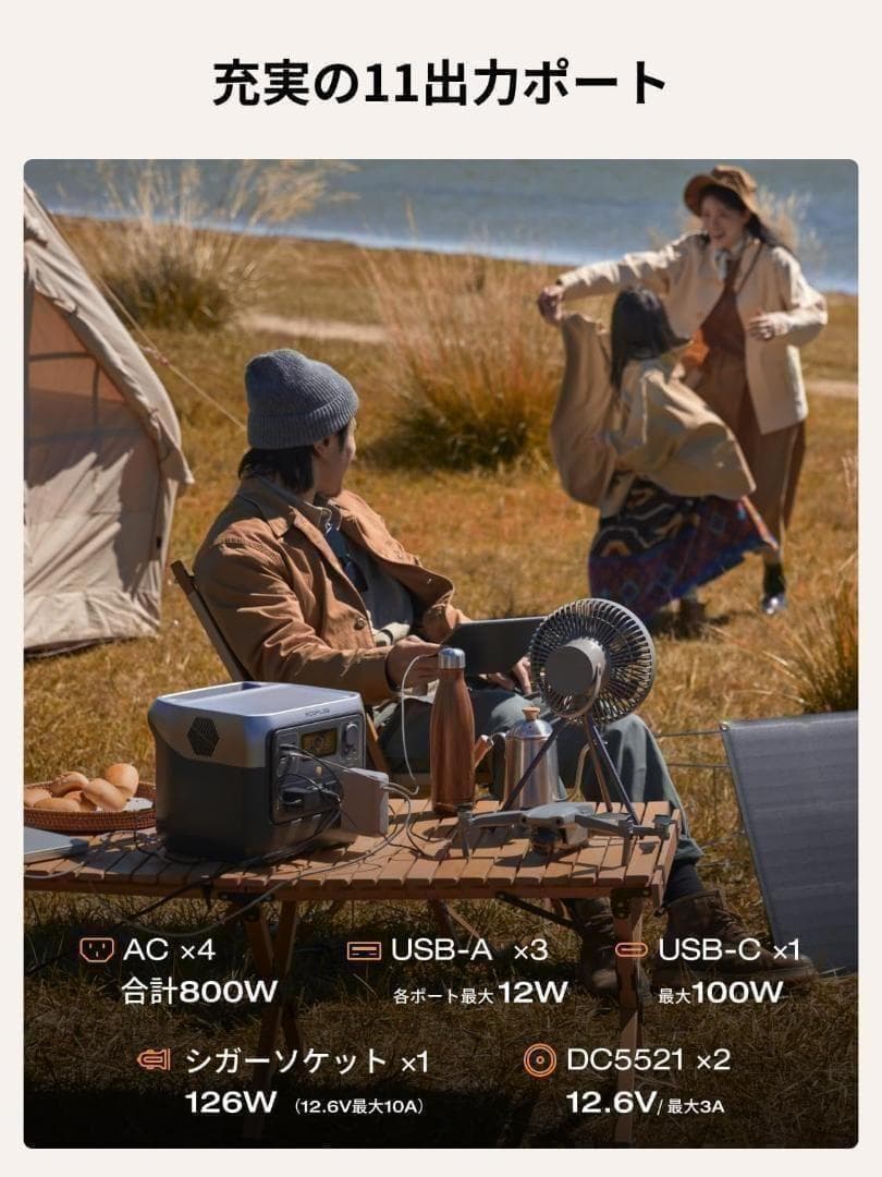 【公式認定整備済品】 EcoFlow  2 Pro ポータブル電源