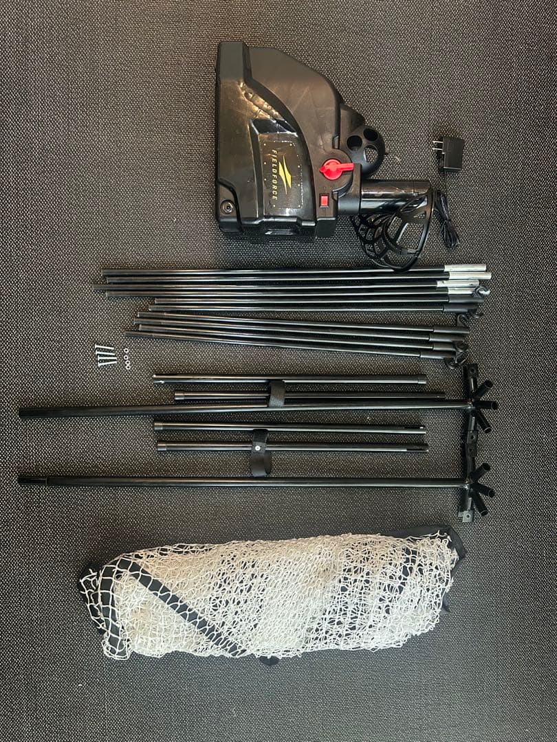 フィールドフォース　別売コード付き　オートリターンフロントトスマシン ネット付