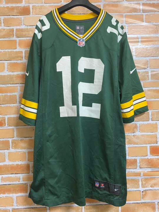ナイキ製　NFL グリーンベイ・パッカーズ　アーロンロジャース　ユニフォーム