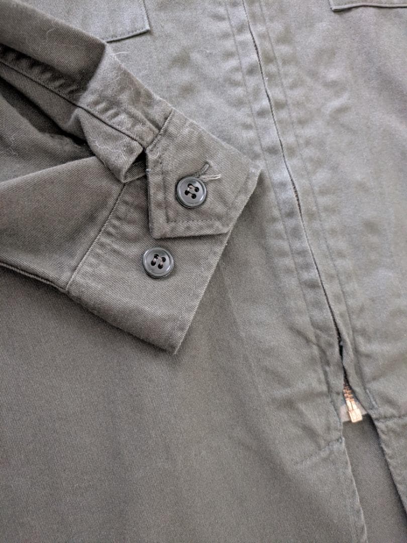 1997年製 防衛庁 官給品 旧型 陸上自衛隊 作業服上衣 OD色 希少品