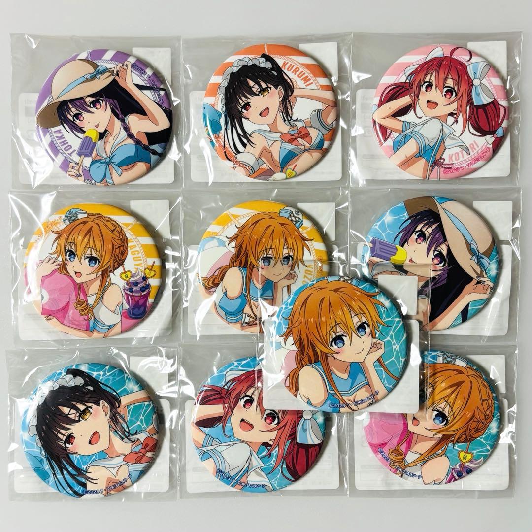 デート・ア・ライブV くじコレ Splash Party 缶バッジ 10種セット