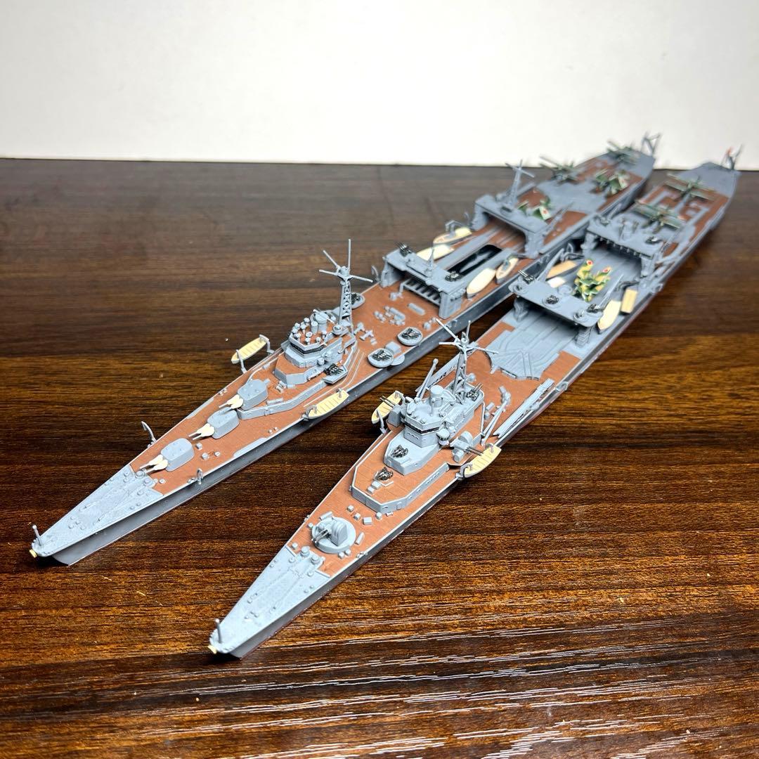 1/700 日本海軍　特殊潜航艇母艦　日進　水上機母艦　瑞穂