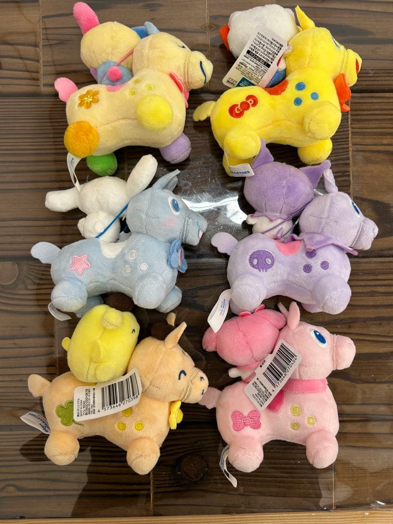 RODY×サンリオキャラクターズ ちいさなペアぬいぐるみ 6種コンプリートセット