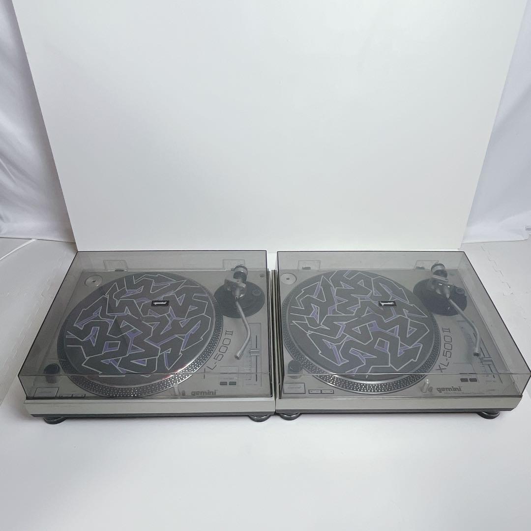 gemini ターンテーブル 2台セット XL-500Ⅱ ダイレクトドライブ