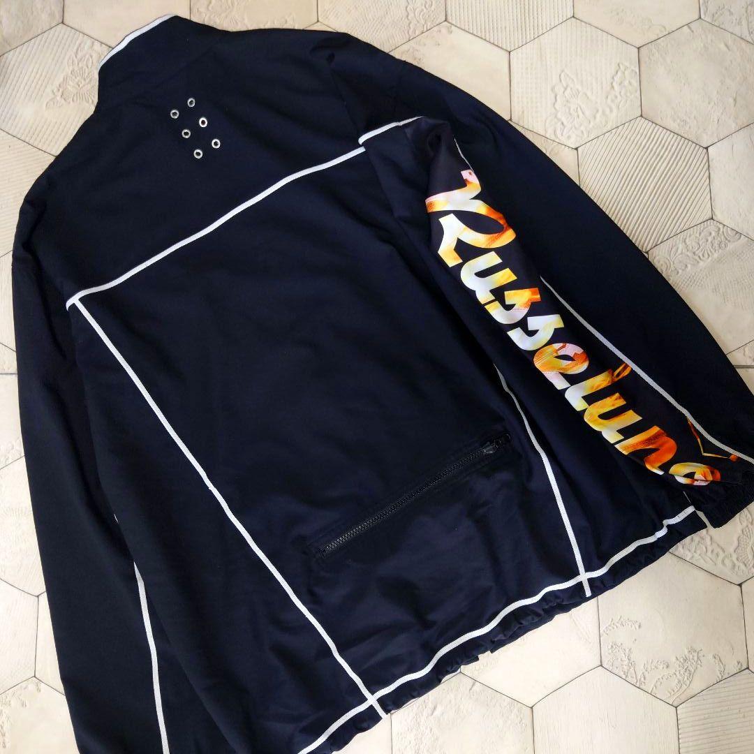 美品 RUSSELUNO GOLF マスクロゴ 6ホールアイレット ジャケット