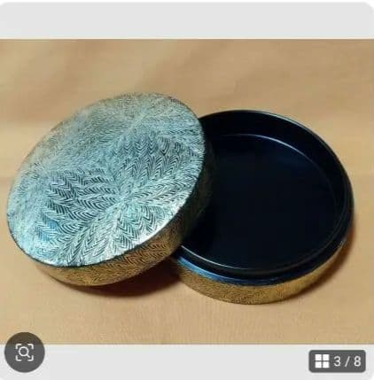 香合　木製　漆塗り　漆器　沈金•蒔絵　3個まとめ売り　単品売りも可