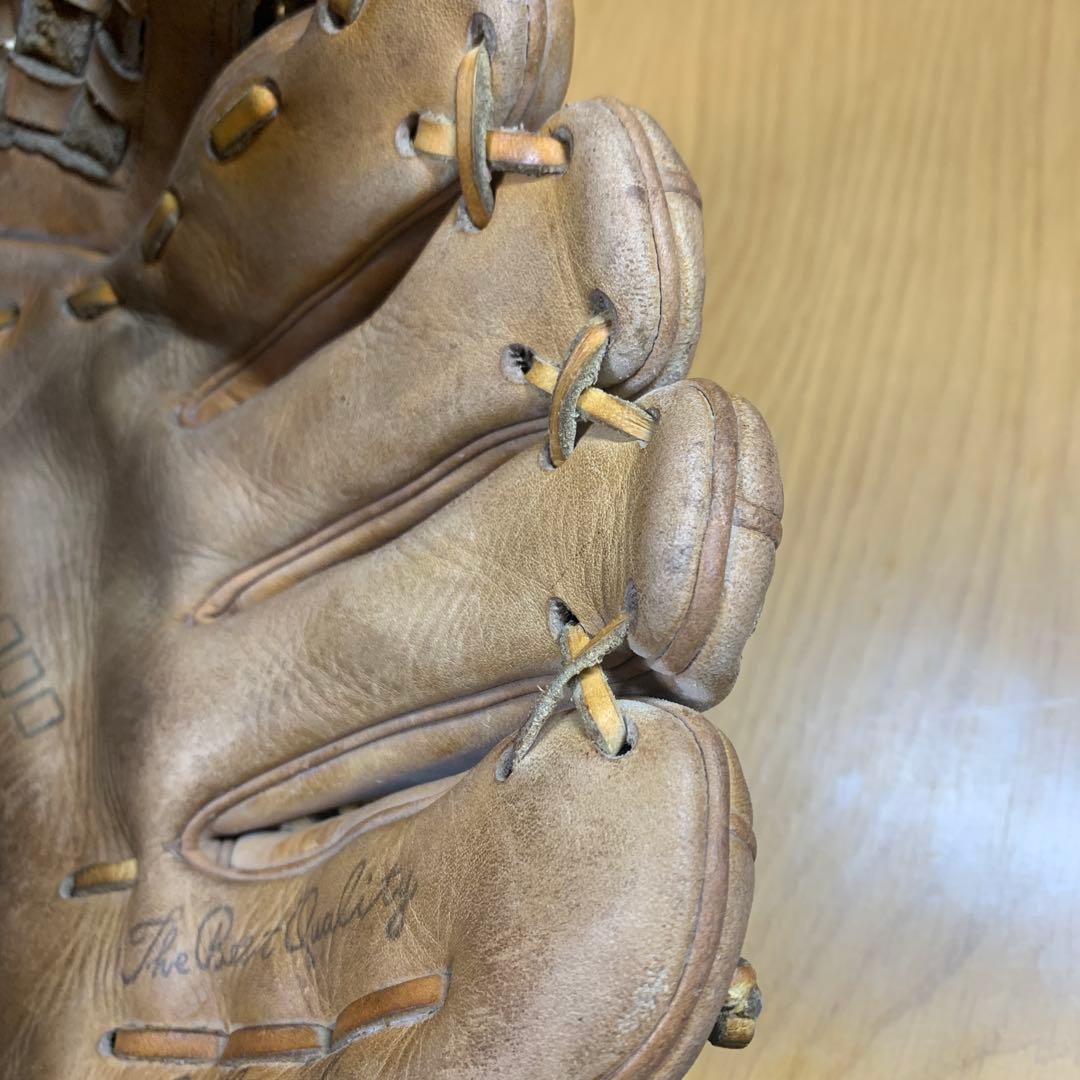 【詳細不明・現状渡し】ZETT 投手用グローブ 旧ロゴ 希少モデル 硬球付