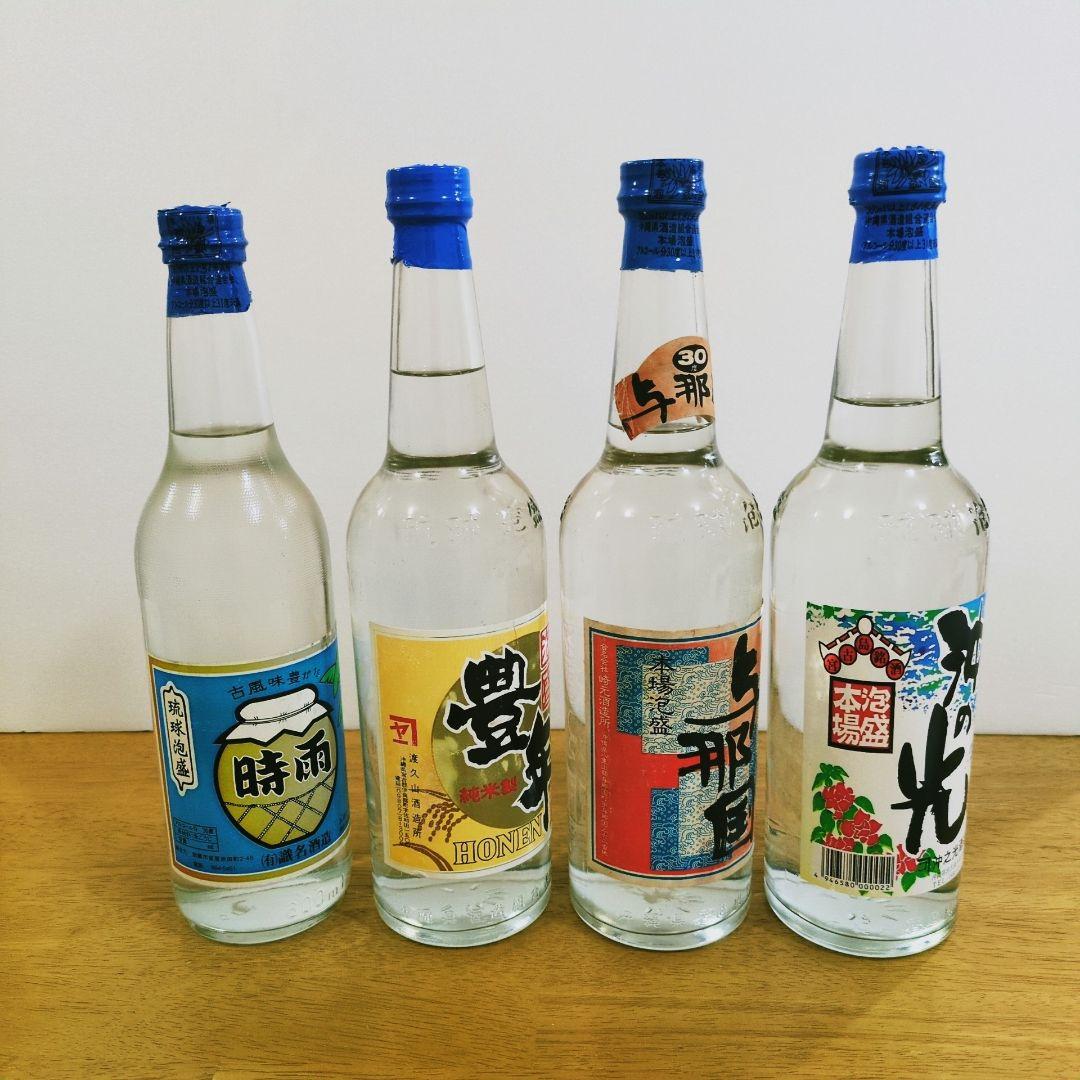 本場泡盛 識名酒造 時雨 30度 600ml含め、4本セット