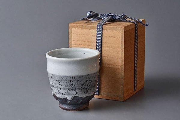 k405 現代作家　田村了一　益子焼湯呑