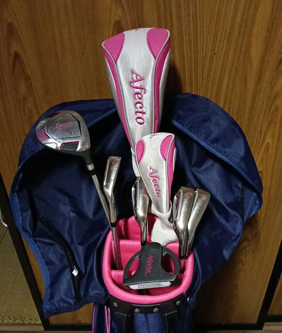 AFECTO ゴルフセット　ゴルフクラブ8本　ゴルフバッグ　レディース 初心者