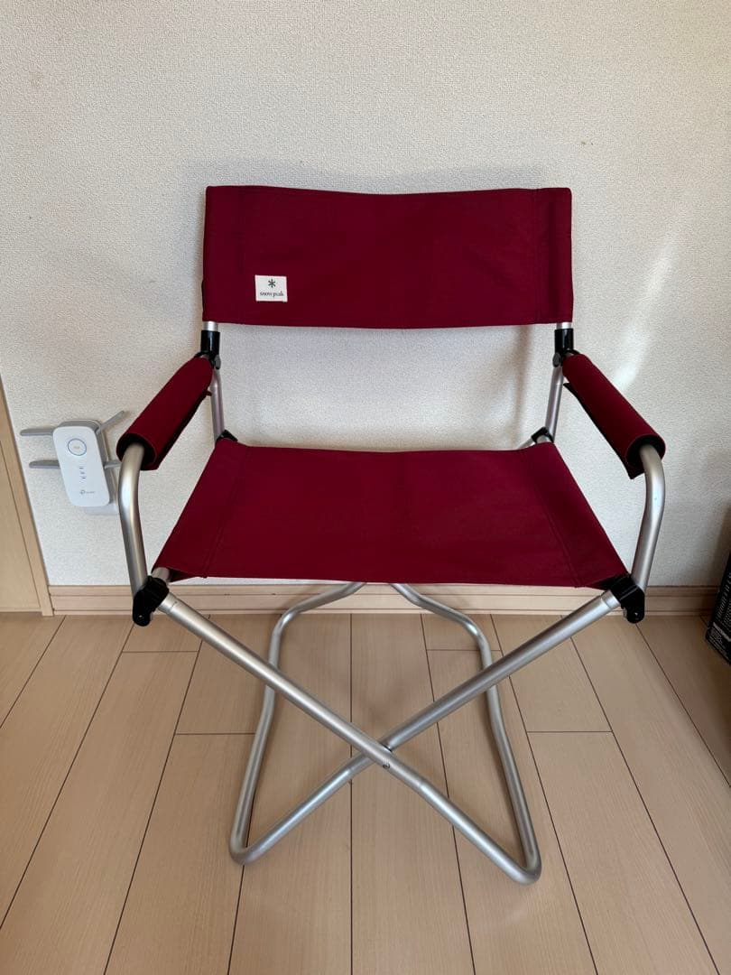  peak FDチェアワイド RD 赤5脚セット 1泊のみ使用