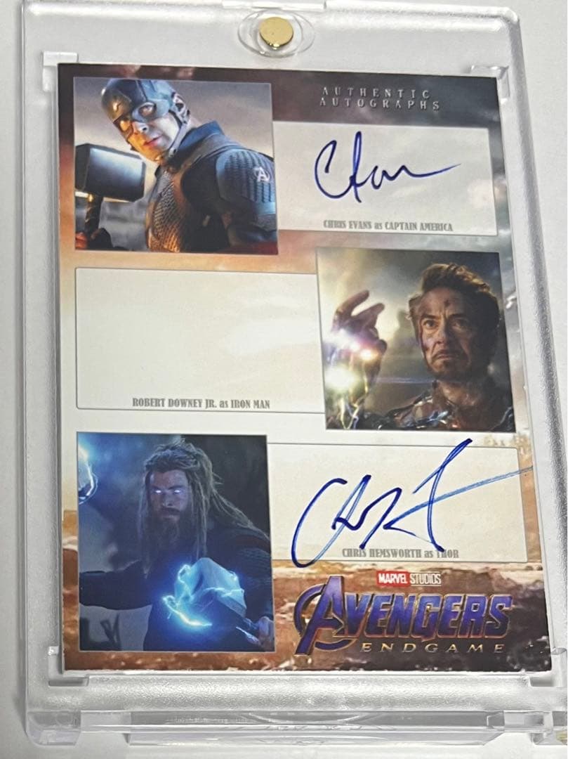 キャプテンアメリカ　ソー　サインカード