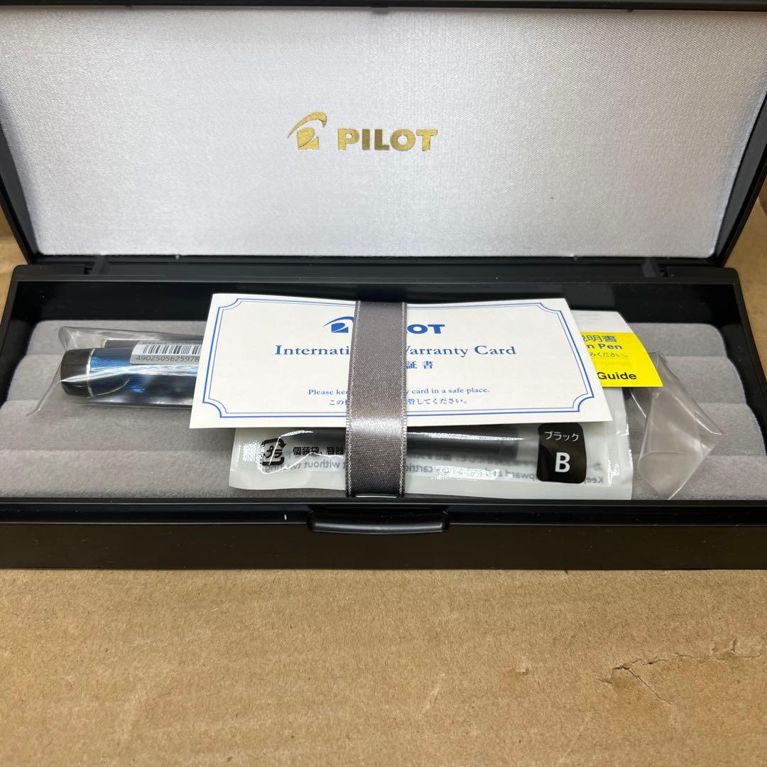 PILOT 万年筆 マンネンヒツカスタムヘリテイジSE MALM マーブルブルー