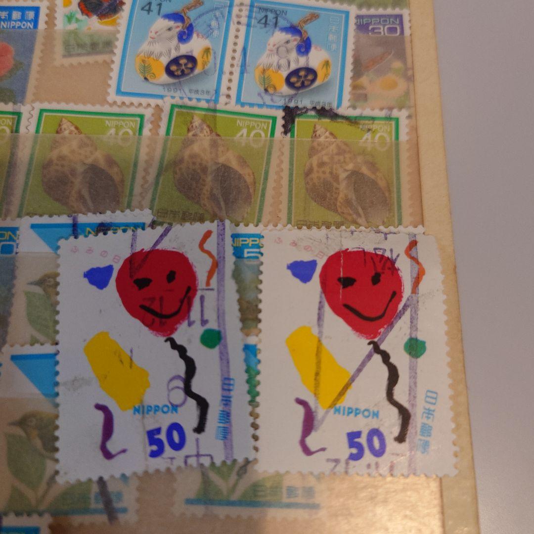日本 使用済切手 コレクション　ページ1 84枚まとめ売り
