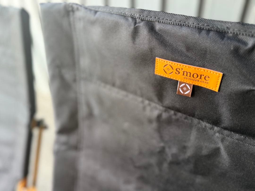 【スモア s'more】折りたたみ式アウトドアリクライニングチェア2脚セット