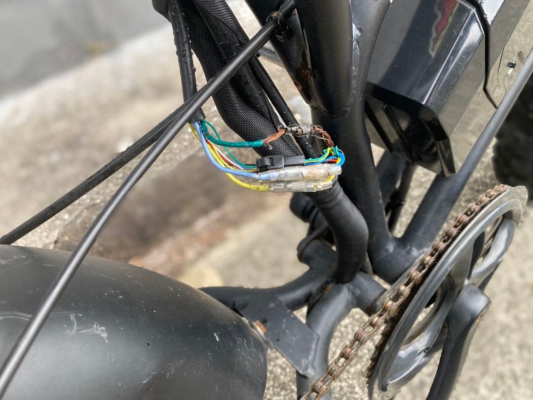 電動アシスト自転車 ファットタイヤ ブラック 「PAIMINN」 不動車