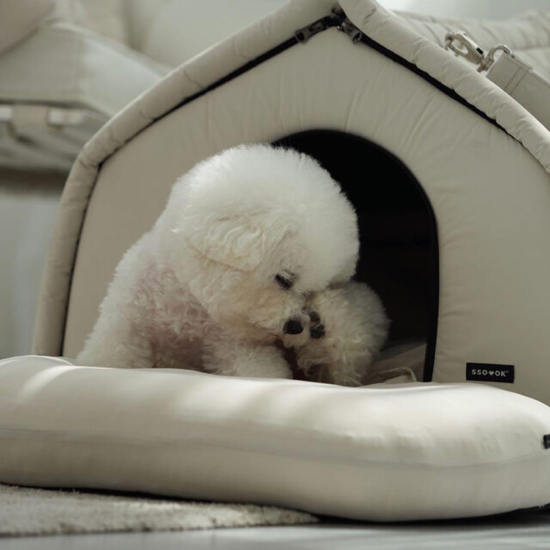 SSOOOKハウスV.3 Mサイズ フロント拡張マットレス付 オリーブグリーン