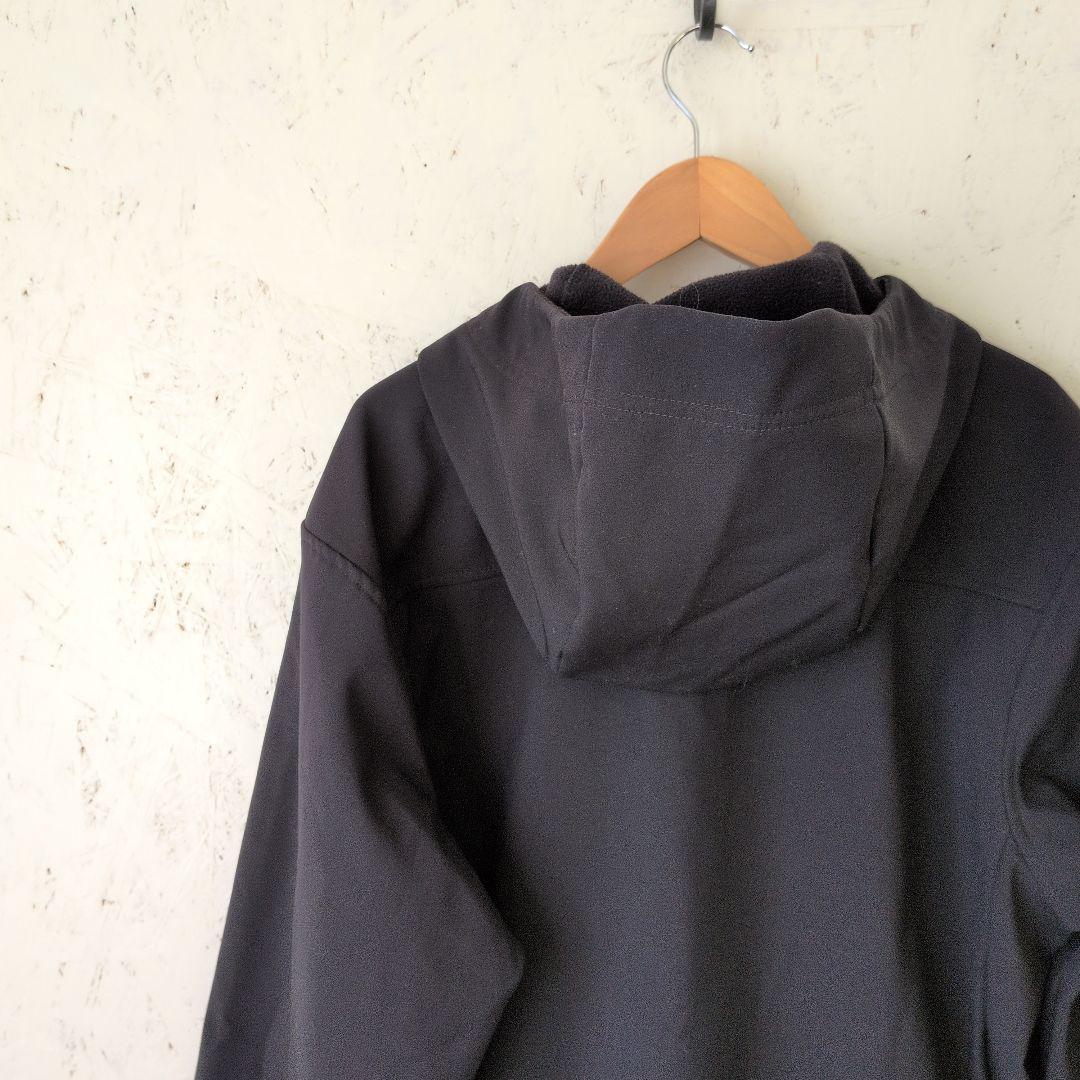 【美品】A9 SIMMS フリース フィッシングジャケット シムス ブラック黒