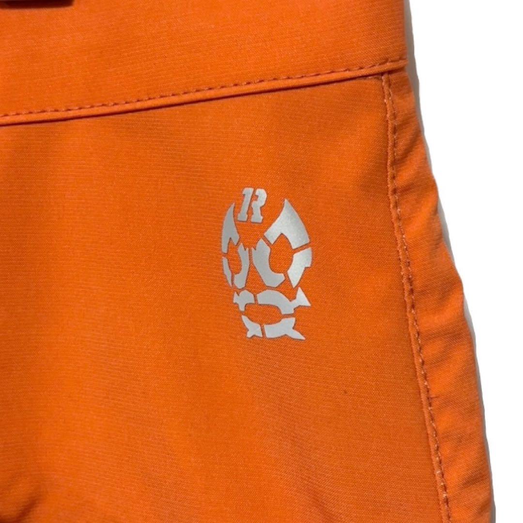 ラッセルノ ゴルフ RS ロゴ リフレクター ショーツ スプレー オレンジ L