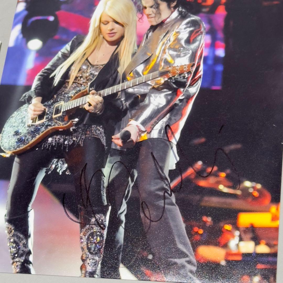 マイケル・ジャクソン Orianthi オリアンティ 直筆 サイン オートグラフ