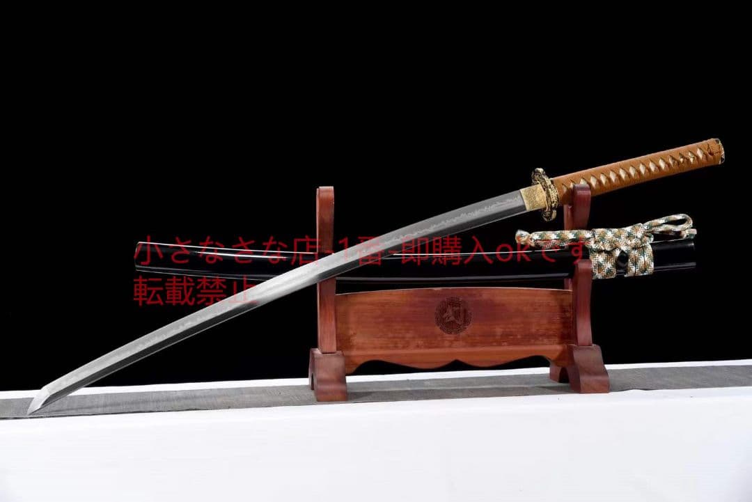 精彫銅装鎏金鎏銀月夕花晨 古兵器 武具 刀装具 日本刀 模造刀 居合刀