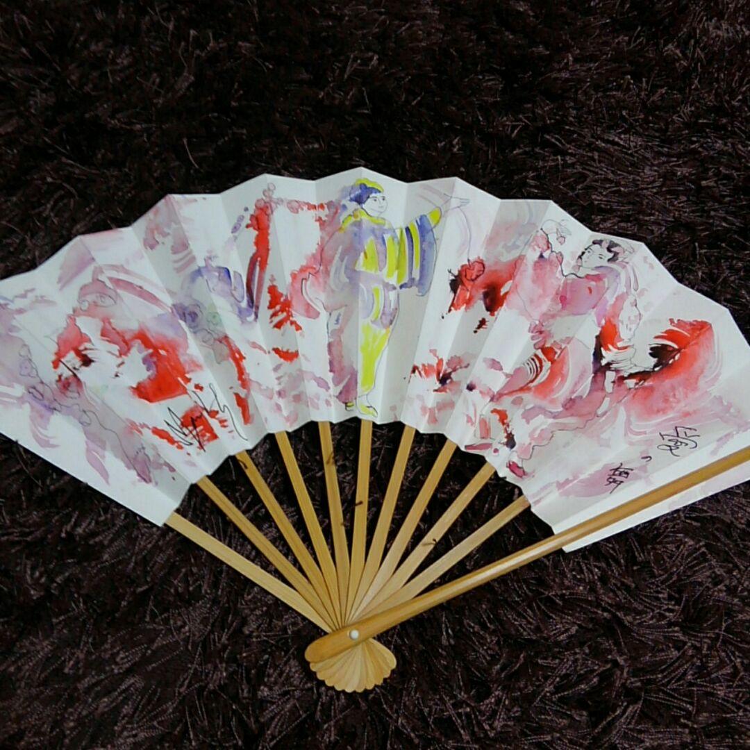 レア商品⭐マークエステル扇の絵画
