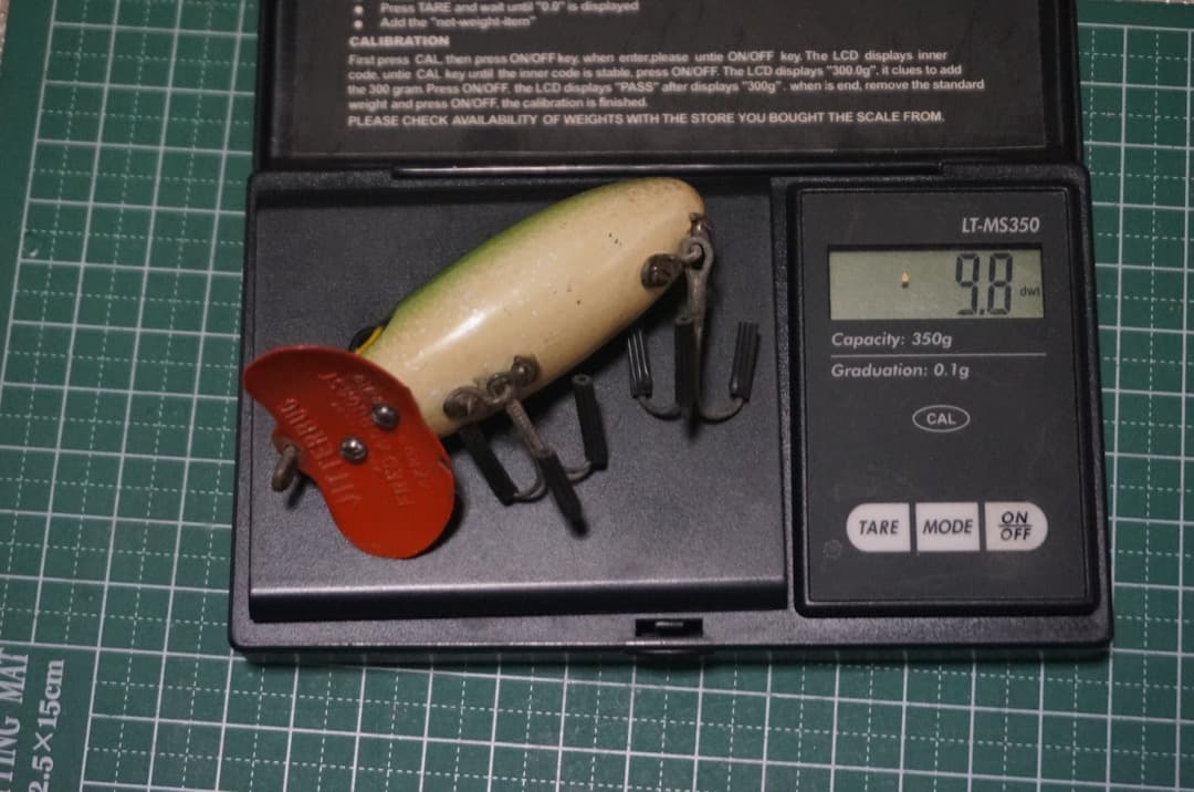 ルアー・フライ USED OLD FRED ABOGAST JITTERBUG WAR II 3