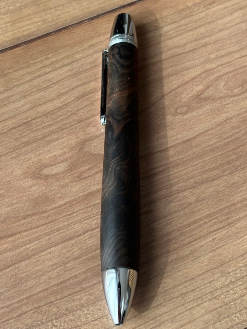 工房楔 トレチェーレ 黒檀 瘤杢 回転式 ボールペン シャープペンシル イベント