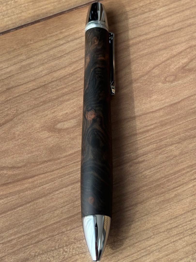 工房楔 トレチェーレ 黒檀 瘤杢 回転式 ボールペン シャープペンシル イベント
