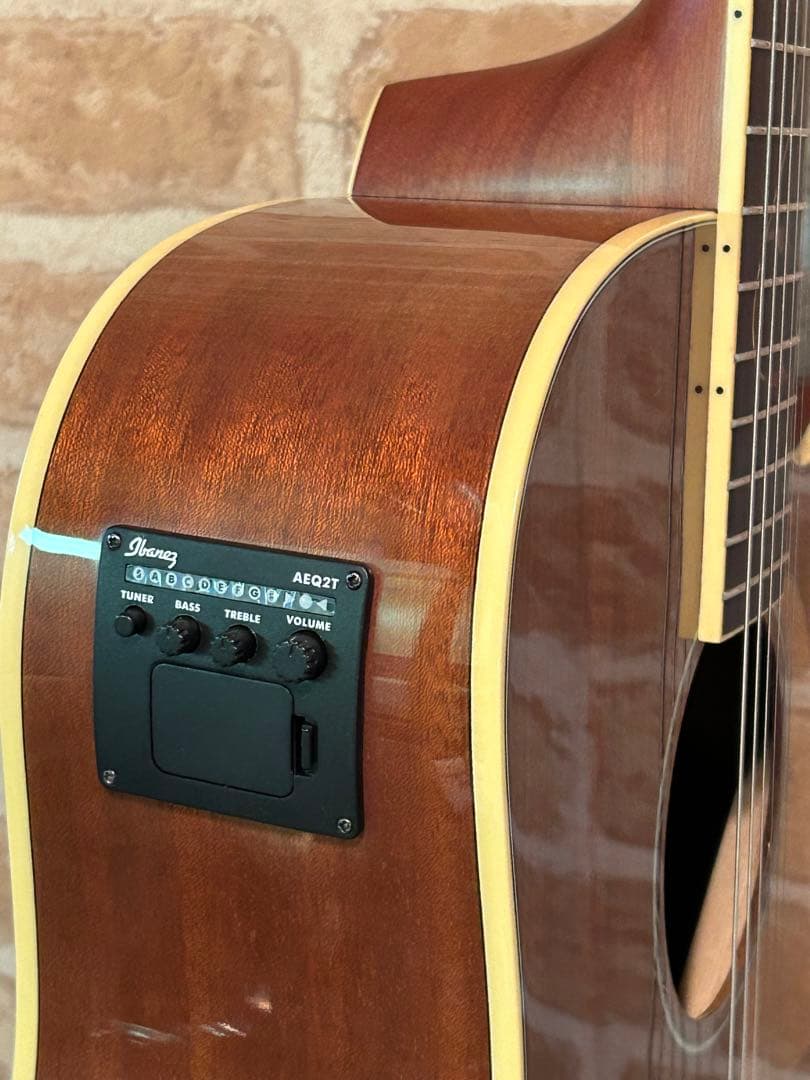 アイバニーズ・エレクトリックアコースティックギター(マホガニーボディー)