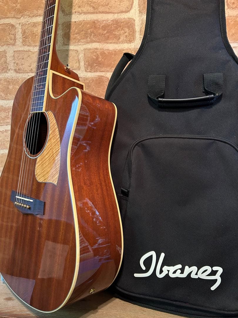 アイバニーズ・エレクトリックアコースティックギター(マホガニーボディー)