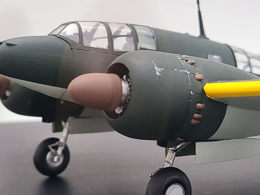 百式司偵3型改造防空戦闘機 キ46 リアルモーターライズ完成品