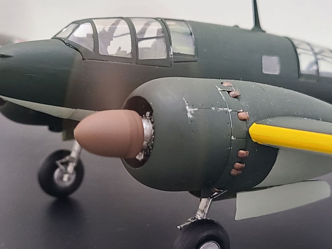 百式司偵3型改造防空戦闘機 キ46 リアルモーターライズ完成品