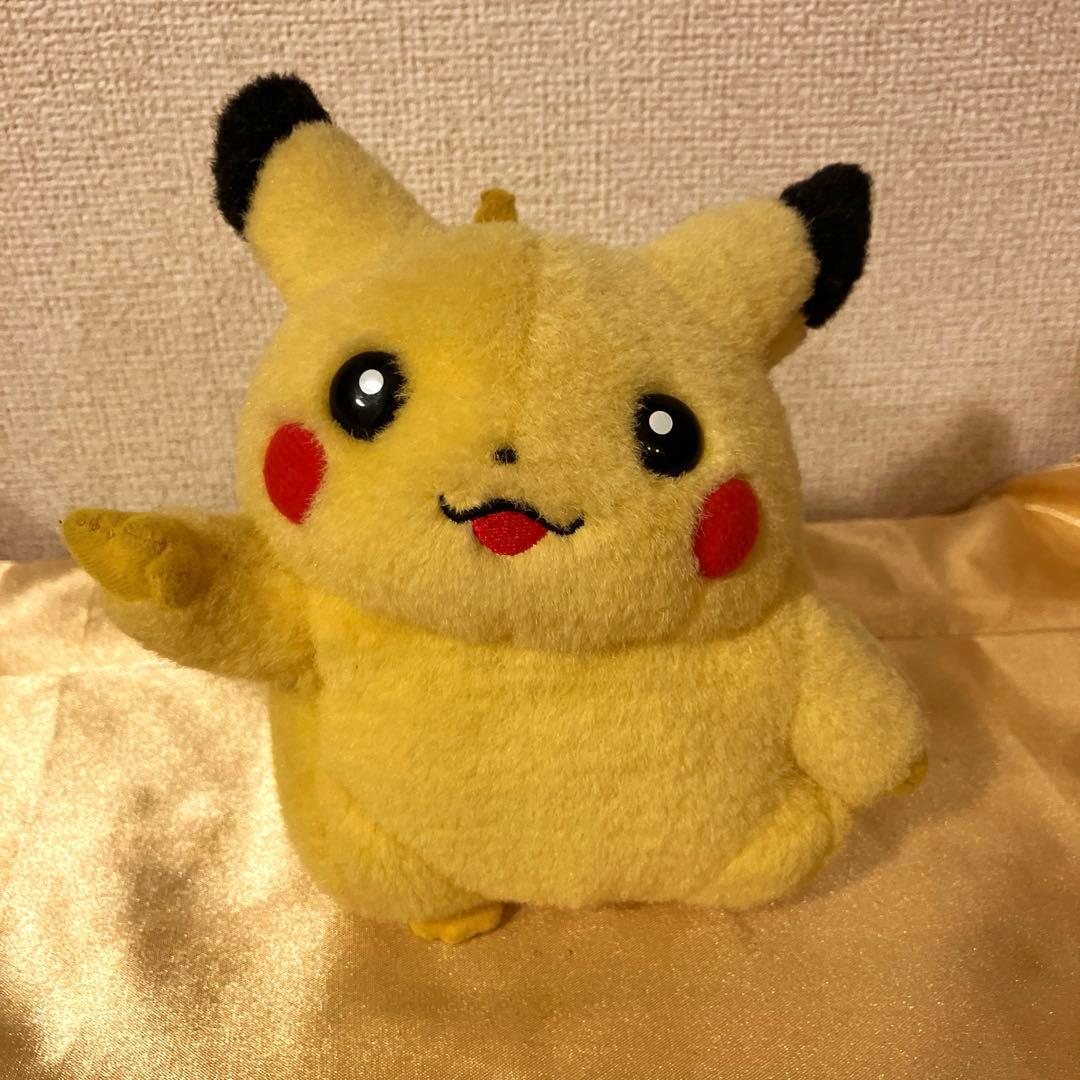 【激レア】TOMY 初期ピカチュウ ピース ぬいぐるみ レトロ