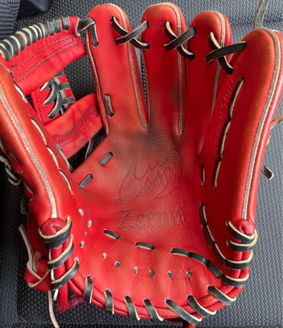 Zeems 赤 レザー グローブ Zecoria