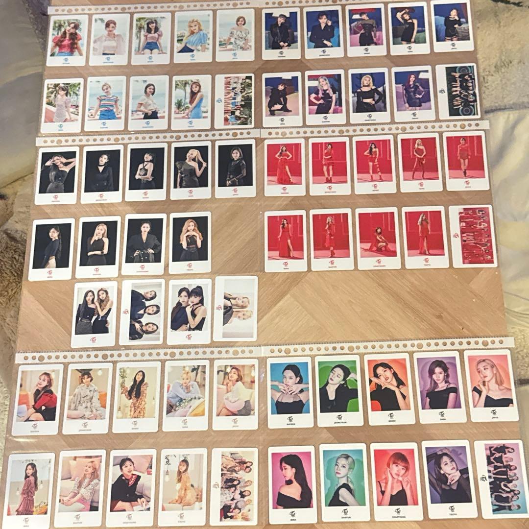 twice フォトカード　セット　完品　コンプリート　希少　コレクション　未使用