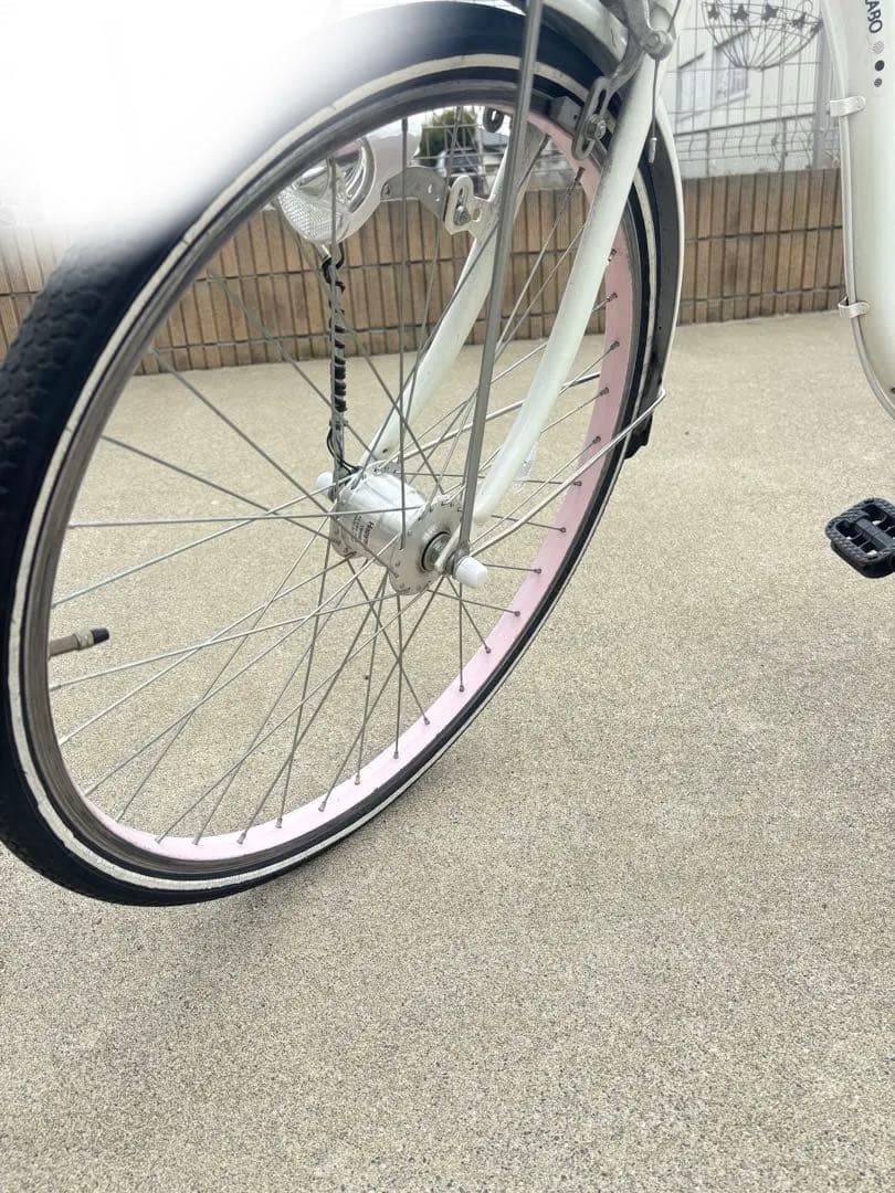 『引き取り限定』サイクルベースあさひ ガールズ ラボ ラブリーホワイト24インチ