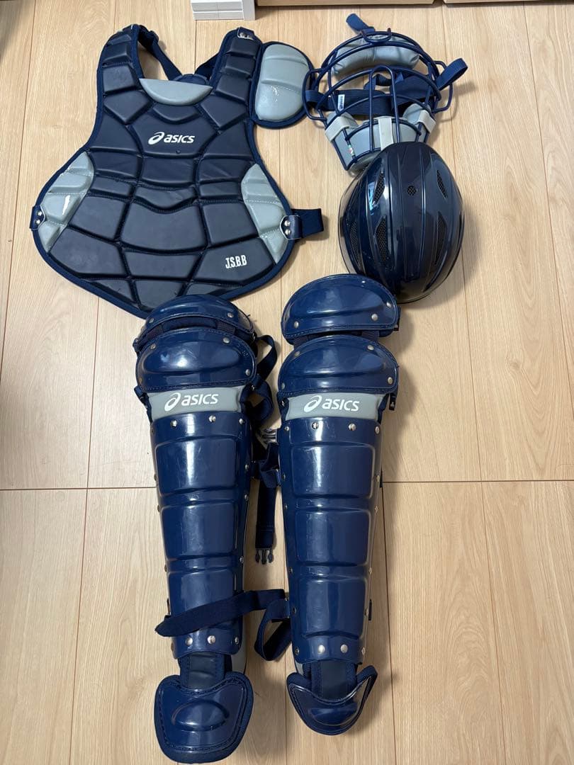 asics キャッチャー用プロテクターセット（一般軟式）