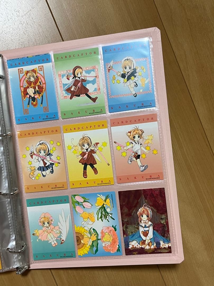 d*9様 カードキャプターさくら　トレカと公式バインダーのセット【クロウカード編