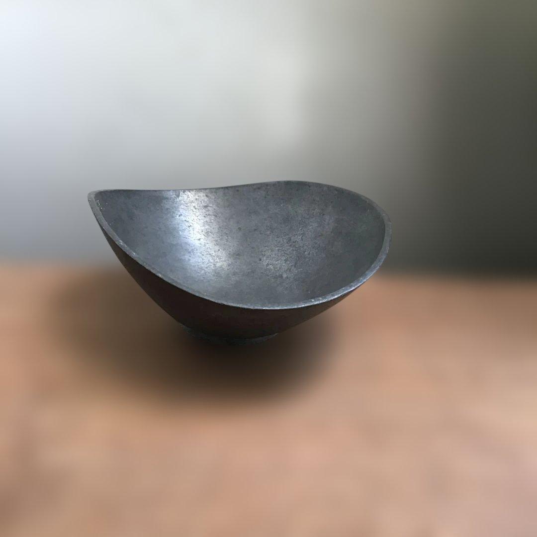 古金属製椀　錫製
