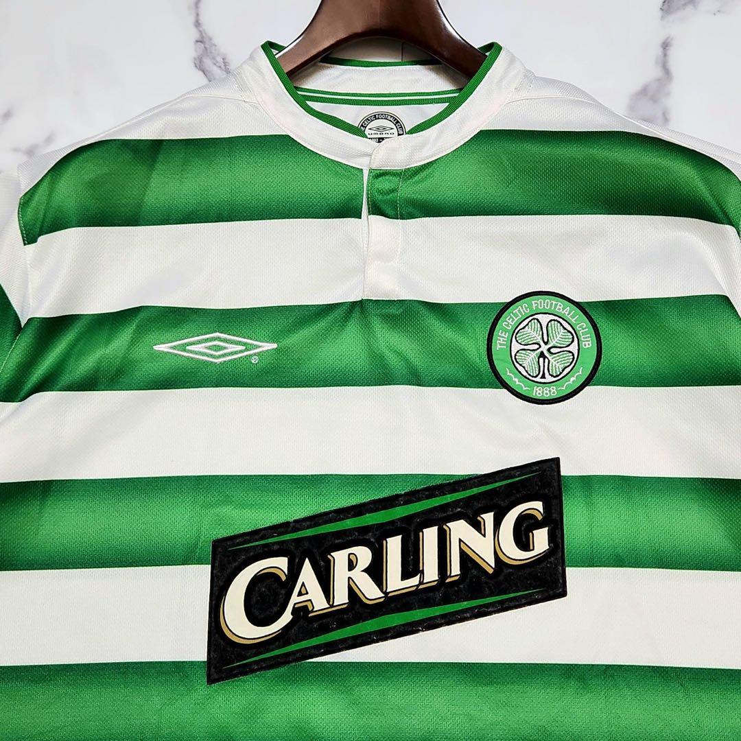 セルティック ユニホーム 2003 100周年 ロゴ 刺繍 アンブロ 半袖シャツ