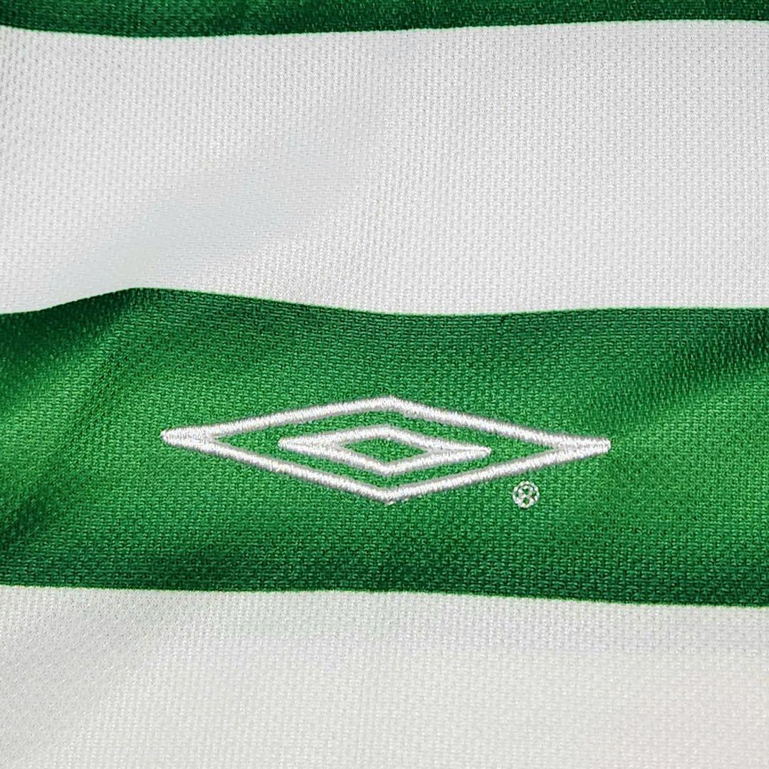 セルティック ユニホーム 2003 100周年 ロゴ 刺繍 アンブロ 半袖シャツ