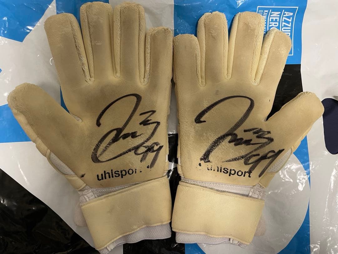 シ*ム様 上福元直人 サイン入りグローブ 2個セット