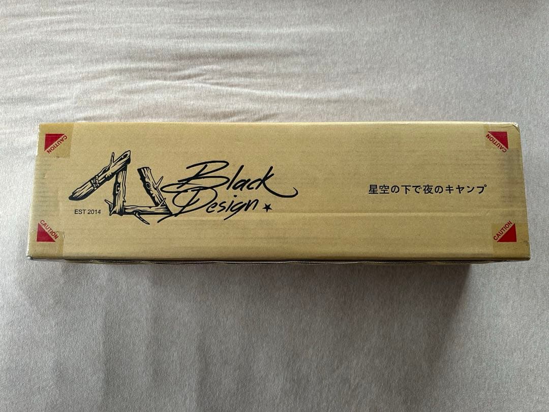 新品未開封 BLACK DESIGN BD ロー チェアー ODM 柄 ブラック