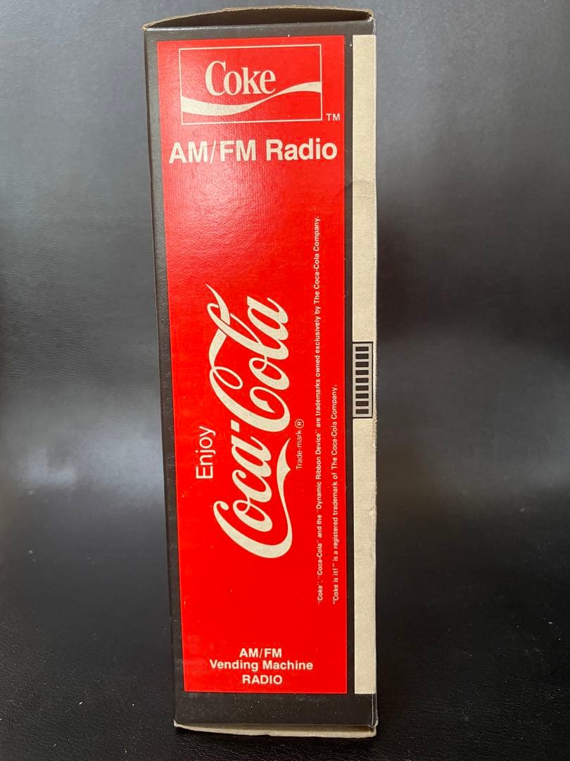 コカコーラ　Coca-Cola 自動販売機型　AM/FMラジオ　箱付き
