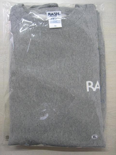 RASH WETSUITS 羽バッククルーネックスウェット ヘザーグレー XL