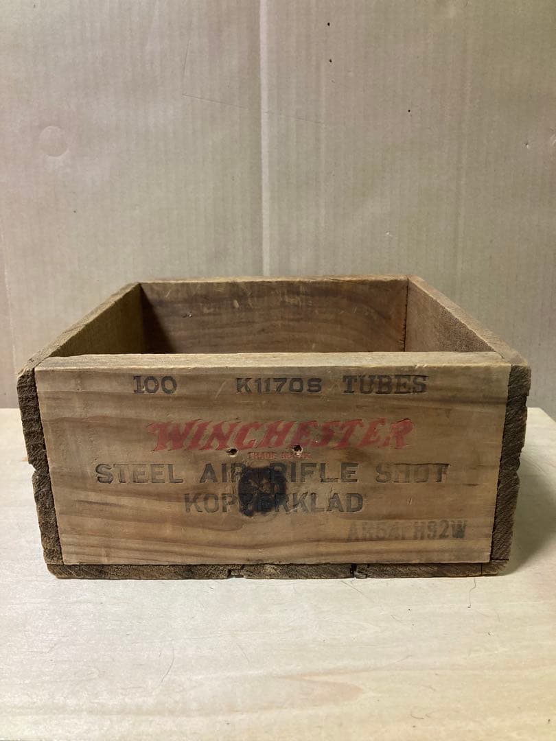 アメリカ　ウィンチェスター　木箱　アンティーク　ビンテージ　当時物