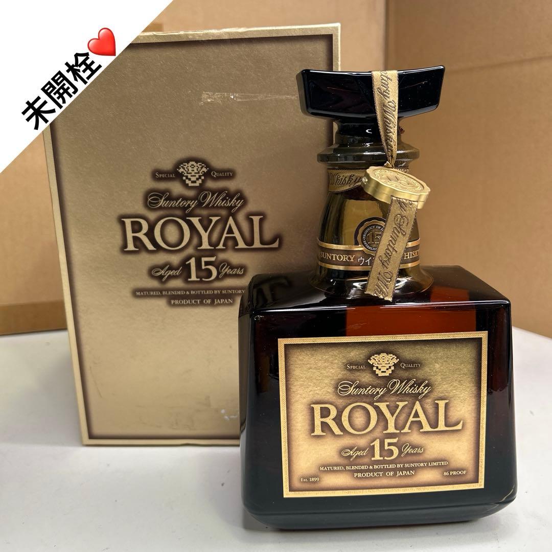 5673【未開栓】サントリー ロイヤル 15年 ゴールドラベル 750mL